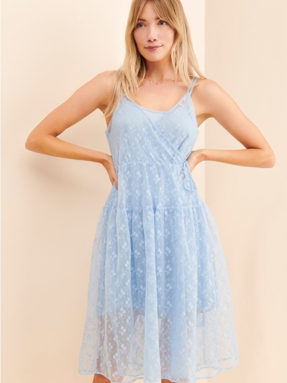 SOONSU (Free People Collection) Lacy Floral Dress
